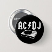 AC DJ RONDE BUTTON 5,7 CM (Voorkant /achterkant)