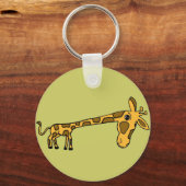 AC-Funny Giraffe Cartoon Sleutelhanger (Voorkant)