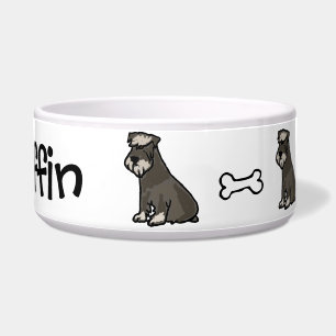 AC- Geweldige Schnauzer Pet Bowl Voerbakje