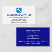 (AC Heat, HV Cool) Aangepaste Logo & Professionele Visitekaartje (Voorkant / Achterkant)