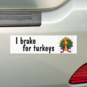 AC-I-rem voor kalkoenen, bumpersticker (Op auto)