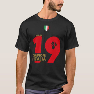 AC Milan CAMPIONI D&X27;ITALIA Champions of Italy T-shirt