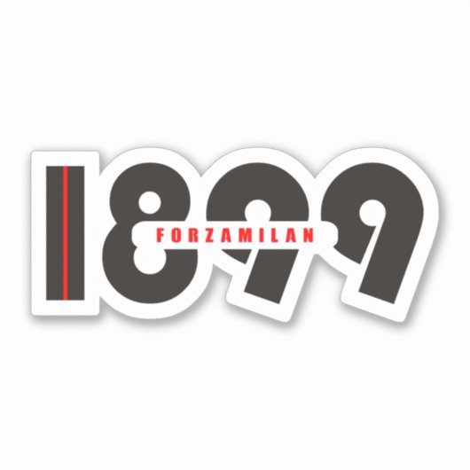 AC Milan het droomteam Sticker (Voorkant)