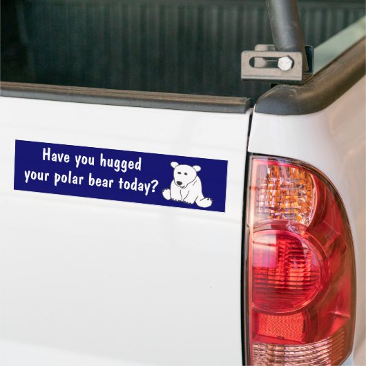 AC-Polar Beer Hug Bumpersticker (Op Truck)