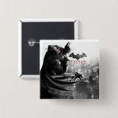 AC-Poster - Batman Gargoyle Ledge Vierkante Button 5,1 Cm (Voorkant /achterkant)
