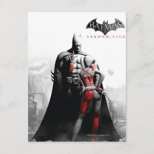AC-Poster - Batman & Harley Briefkaart