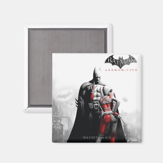 AC-Poster - Batman & Harley Magneet (Voorkant / Achterkant)