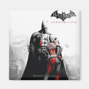 AC-Poster - Batman & Harley Magneet