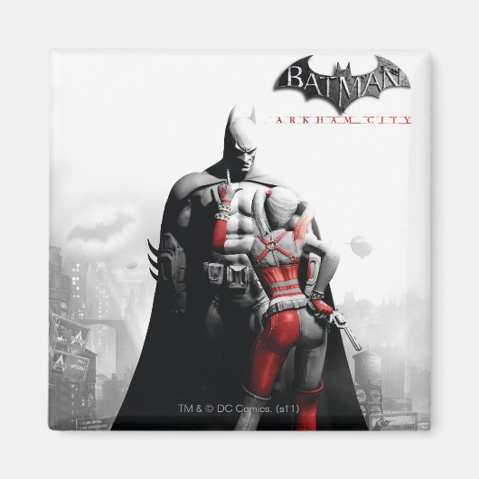 AC-Poster - Batman & Harley Magneet (Voorkant)