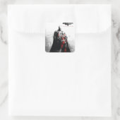 AC-Poster - Batman & Harley Vierkante Sticker (Tas)