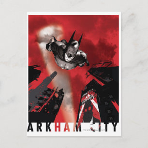 AC-Poster - Batman vliegen Briefkaart
