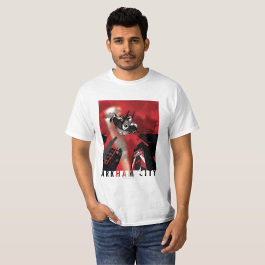 AC-Poster - Batman vliegen T-shirt (Voorkant volledig)