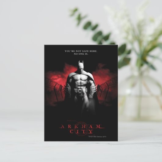 AC Poster - U bent hier niet veilig Briefkaart (Staand voorkant)