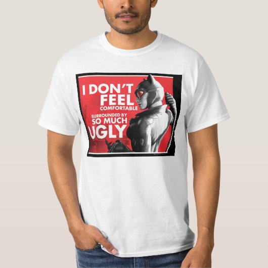 AC propaganda - Catoman oncomfortabel T-shirt (Voorkant)