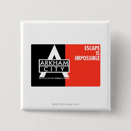 AC Propaganda - Escape is onmogelijk Vierkante Button 5,1 Cm (Voorkant)