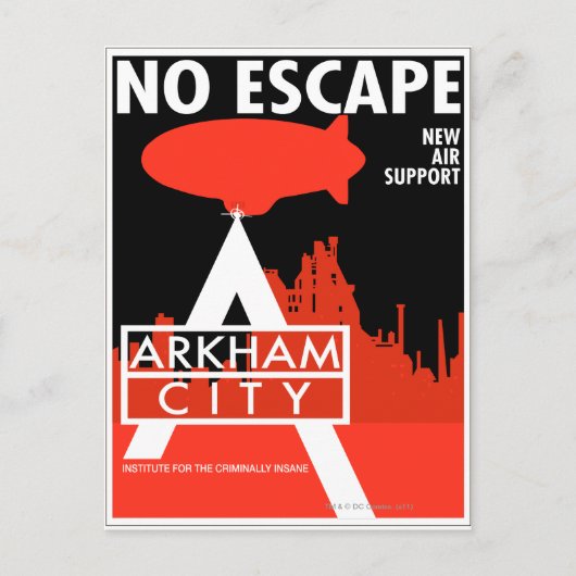 AC Propaganda - Geen Escape - Nieuwe luchtsteun Briefkaart (Voorkant)