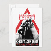 AC propaganda - Obey/to Submit moet overleven Briefkaart (Voorkant / Achterkant)