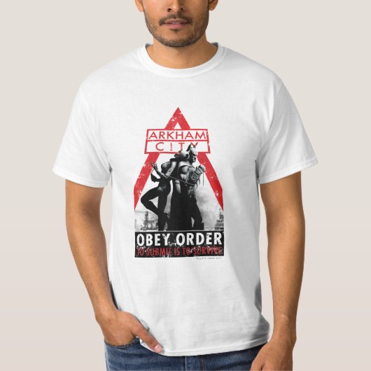 AC propaganda - Obey/to Submit moet overleven T-shirt (Voorkant)