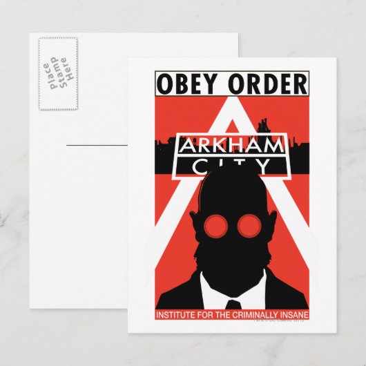 AC Propaganda - Orde van de Obey Briefkaart (Voorkant / Achterkant)