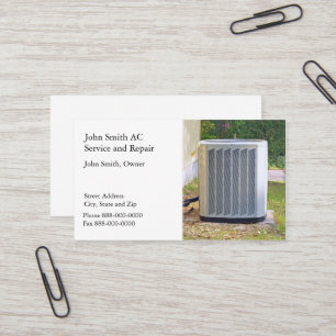 AC Service en Reparatie Visitekaartje