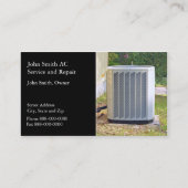 AC Service en Reparatie Visitekaartje (Voorkant)