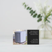 AC Service en Reparatie Visitekaartje (Staand voorkant)