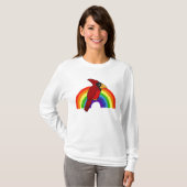 AC- Shirt voor kardinaal en regenboog (Voorkant volledig)