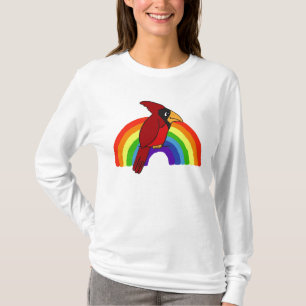 AC- Shirt voor kardinaal en regenboog