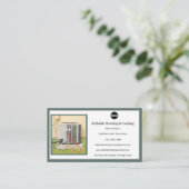 AC unit verwarming koeling HVAC Visitekaartje (Staand voorkant)