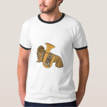 AC- Walrus-Shirt voor het afspelen van Tuba