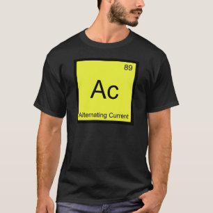 Ac - Wisselstroom Scheikunde Element Symbool T-shirt