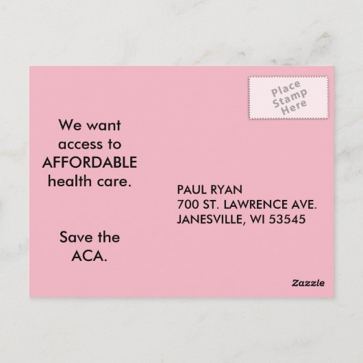 ACA BRIEFKAART (Achterkant)