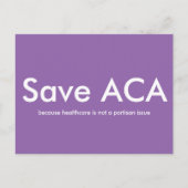 ACA-Briefkaart opslaan Briefkaart (Voorkant)