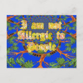 Acacia Alchemie: Ik ben niet allergisch voor kunst Briefkaart (Voorkant)