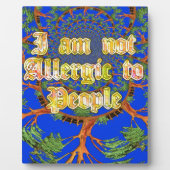 Acacia Alchemie: Ik ben niet allergisch voor kunst Fotoplaat (Voorkant)