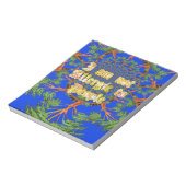 Acacia Alchemie: Ik ben niet allergisch voor kunst Notitieblok (Linkerzijde)