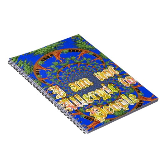 Acacia Alchemie: Ik ben niet allergisch voor kunst Notitieboek (Rechterzijde)