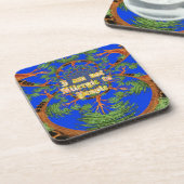 Acacia Alchemie: Ik ben niet allergisch voor kunst Onderzetter (Linkerzijde)