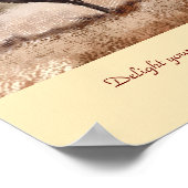 Acacia behandelt aangepast Poster met Bijbelversie (Hoek)