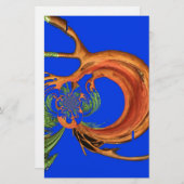 Acacia Circle Art Print Briefpapier (Voorkant / Achterkant)