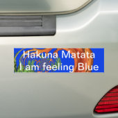 Acacia Circle Art Print Bumpersticker (Op auto)