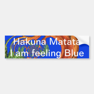 Acacia Circle Art Print Bumpersticker