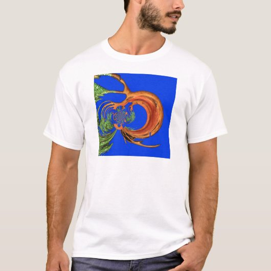 Acacia Circle Art Print T-shirt (Voorkant)