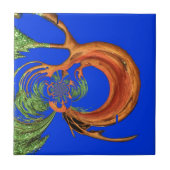 Acacia Circle Art Print Tegeltje (Voorkant)