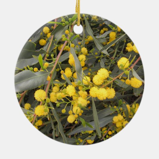 Acacia Keramisch Ornament (Achterkant)