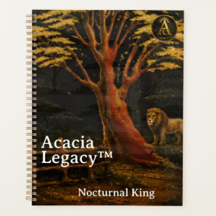 Acacia Legacy™: Gold Leaf Kroon Leeuwen Koning L Planner