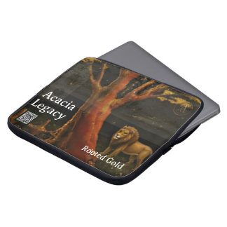 Acacia Legacy™: Golden Heritage | Rooted Gold Mara Laptop Sleeve