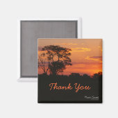 Acacia Sunset Bedankt Magnet (Voorkant / Achterkant)