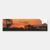Acacia Sunset Bumpersticker (Voorkant)