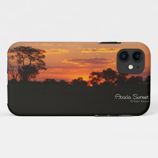 Acacia Sunset Case-Mate iPhone Case (Achterkant (horizontaal))